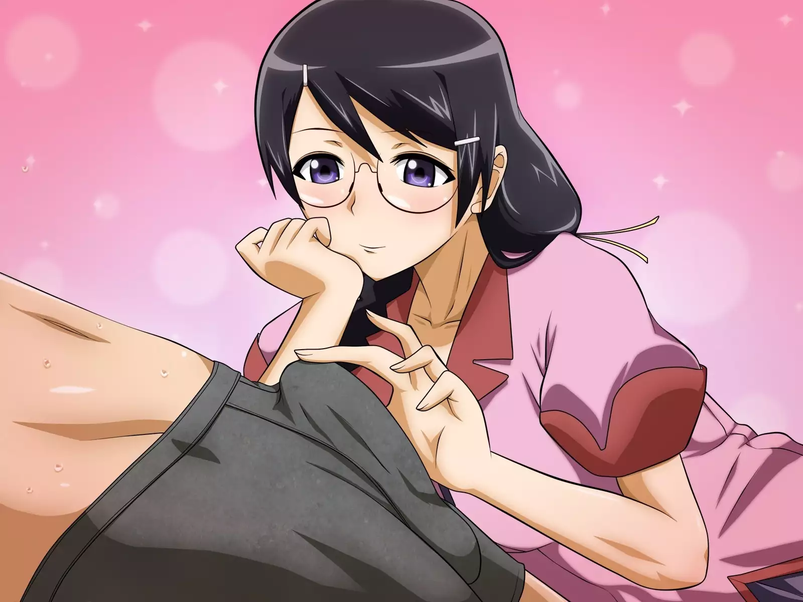 Boku to Kanojo to Migite no Kanojo.