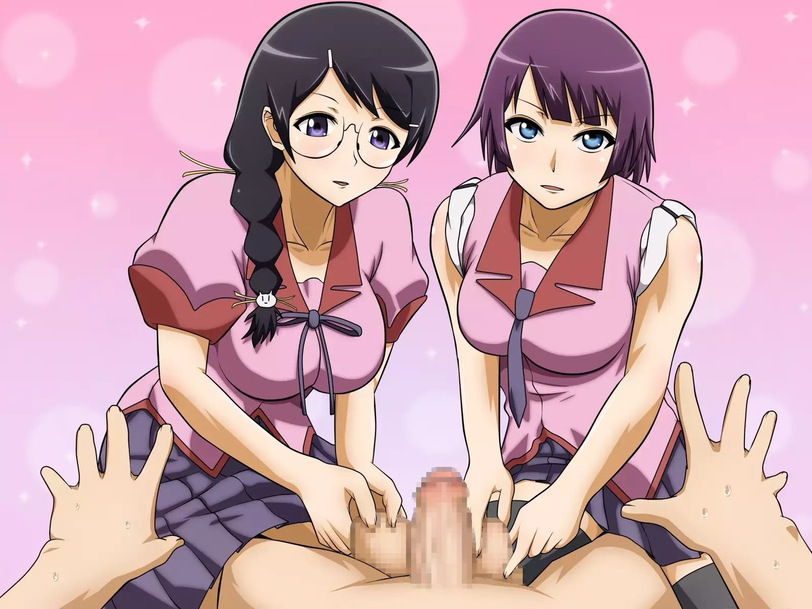 Boku to Kanojo to Migite no Kanojo.