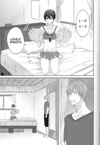 (Renai Endorphin 2) [Sneeeze (Kubu)] Cheer Haru-chan no Yuutsu | The Melancholy of Cheerleader Haru-chan (Free!) [English] {Anneioux}