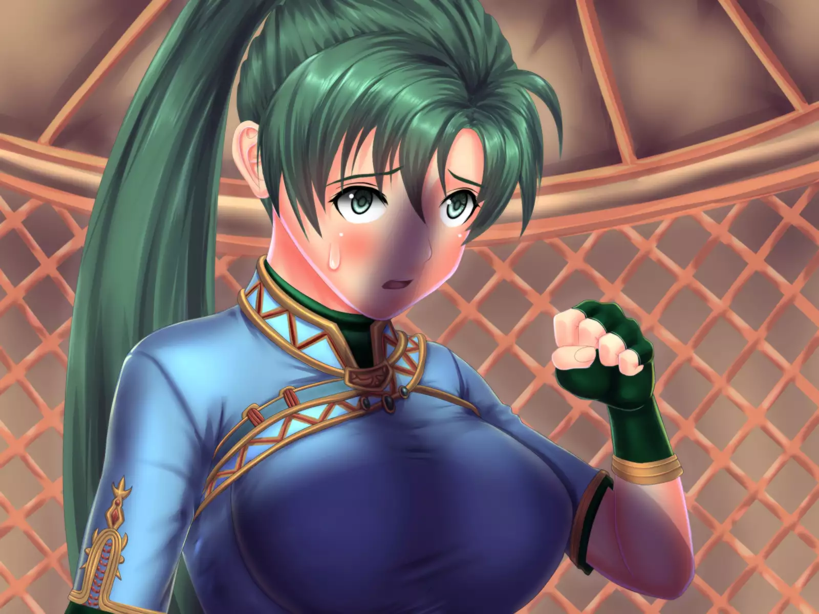 I cannot fight, but this 'staff' I carry can delay my ejaculation.