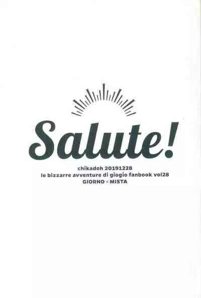 (C97) [Chikadoh (Halco)] Salute! (JoJo's Bizarre Adventure) [Chinese] [莉赛特汉化组]