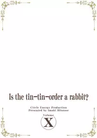 [CIRCLE ENERGY (Imaki Hitotose)] Gochinmon wa Usagi Desu ka? (Gochuumon wa Usagi Desu ka?) [Digital]