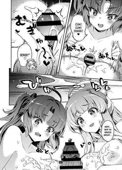 [Zombie to Yukaina Nakamatachi (Super Zombie)] Sensei! Sakiccyo dake de Iin desu ka? | Sensei! Are You Fine With Just The Tip? (Blue Archive) [English] [Panatical] [Digital]