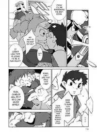 (Yarou Fes 2013 petit) [Deresuke Syuppan (Heppoko Taro)] Gachimuchi Aniki-tachi no Nikutai Kyouyuuroku (Laputa Castle in the Sky) [English] {Leon990 Scanlations}