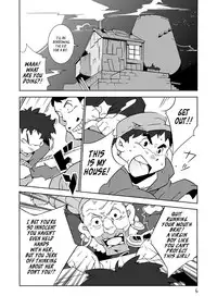 (Yarou Fes 2013 petit) [Deresuke Syuppan (Heppoko Taro)] Gachimuchi Aniki-tachi no Nikutai Kyouyuuroku (Laputa Castle in the Sky) [English] {Leon990 Scanlations}