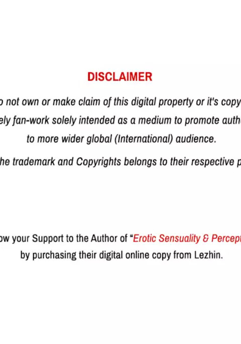 Erotic Sensuality & Perception Ch. 1-6