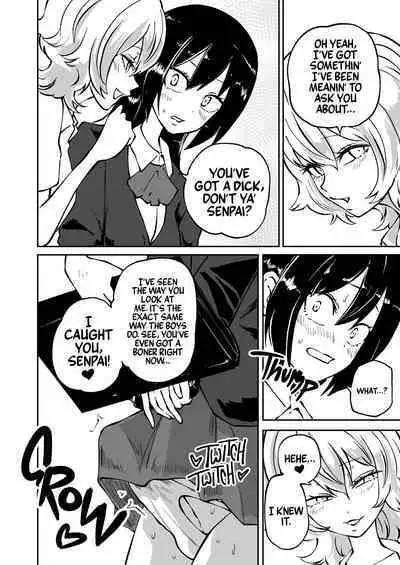 [Mikenekohanten (Sakamoto KAFKA)] Doutei Futanari Senpai Bitch Kouhai no Amaama Fudeoroshi | Virgin Futanari Gets Cherry Popped by Her Slutty Junior [English] [Mr_Person Translation] [Digital]