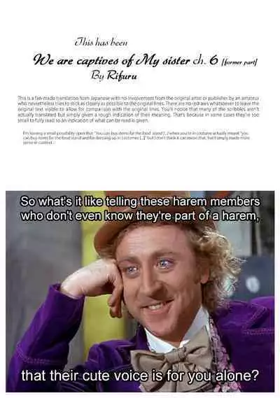 [Rifuru] Boku-tachi wa Onee-chan no Toriko - We are captives of My sister Ch. 6 Zenpen [English] [Digital]