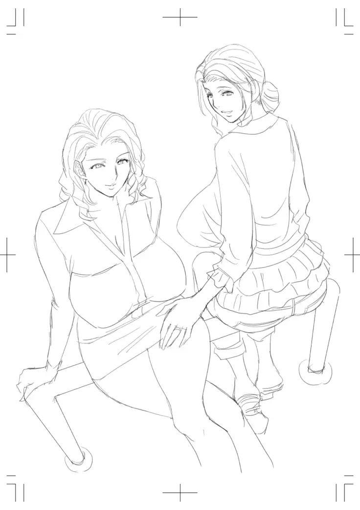 twin Milfカラーページ補完パック