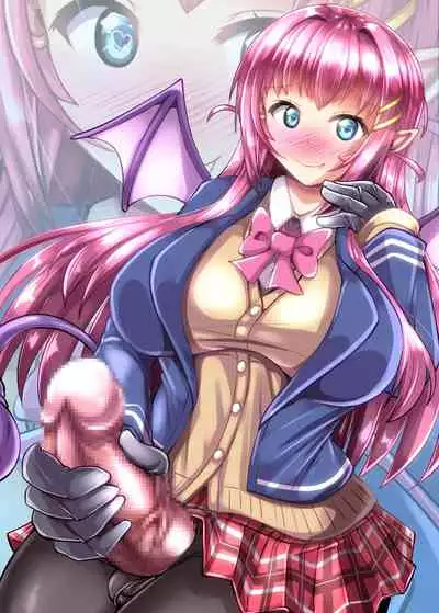 Futanari Kuro Tights no Succubus JK ni Oshiri Horaretai