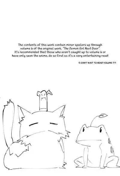 [Bochi Bochi no Ki (Borusiti)] Mazoku no Usui Sho | The Demon Girl's Thin Book (Machikado Mazoku) [English]