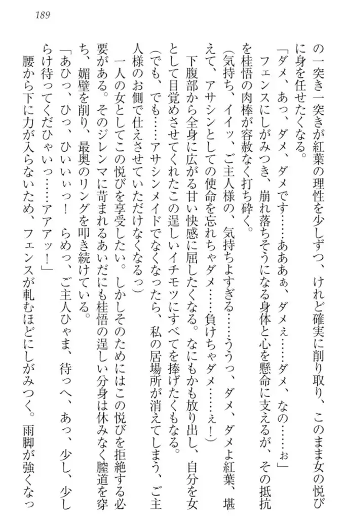 暗殺メイドはメロメロです