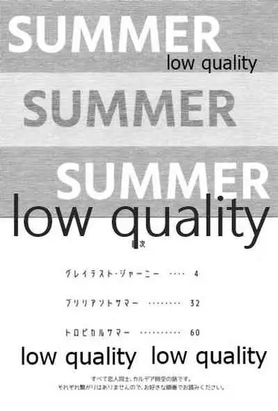 SUMMER SUMMER SUMMER