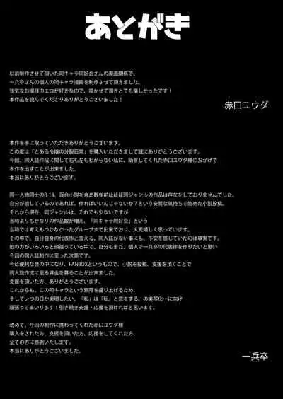 [Ippeisotsu (Akaguchi Yuuda, Ippeisotsu)] Toaru Reijou no Bunretsu Nichijou [English] [Harasho Project]