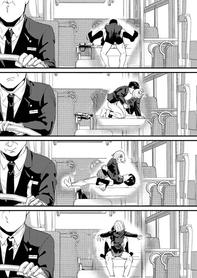 [Bonhoban (Bon Ho)] Galko wa Bus de Zecchouchuu | Gyaru Girl Climaxes on Bus [English] [Lean CR Scans]