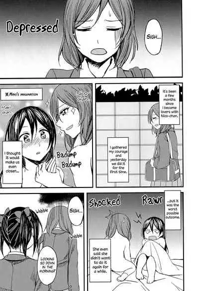 (C89) [CablegramHB (Aki Hen)] Te to Te, Me to Me. | Hand in Hand, Eye to Eye. (Love Live!) [English] {Rinruririn}