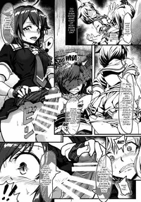 (C89) [Momiji Koubou (Moai Tenchou)] Futanari Shigure no Yamashiro Otoshi ~Fusou o Soete~ (Kantai Collection -KanColle-) [English] [Doujins.com]