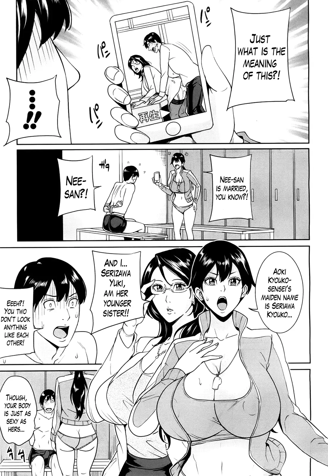 Kyouko Sensei to Boku no Himitsu | Kyouko-sensei and My Secret Ch. 1-3