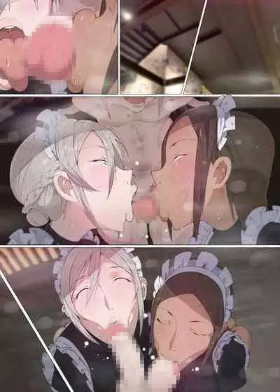 [Aikokusha (Agobitch Nee-san)] Kono Oyashiki no Bocchama wa… Otoko ni Ueta Maid-tachi ni Shiborarete Iru! ! Hataraku Onee-san-tachi Maid no Onee-san-tachi