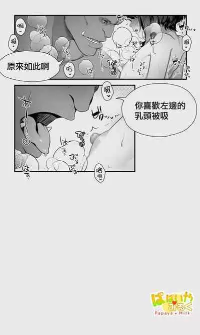 [Papaya Milk (Judith)] Orc to Elf Otokonoko no Amayadori | 半獸人與精靈偽娘的避雨 [中国翻訳]