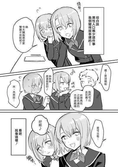 Otoko ga Kishou ni Natta Sekai de Futago Shimai ni Doutei mo Shojo mo Ubawareru | 在男性稀少化的世界裡我無論是處男還是處女都被雙胞胎姐妹奪去了