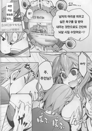 (C94) [Yamitsuki Honpo (Wise Speak)] Servant MikoTuber Tamamo-chan (Fate/Extra) [Korean]