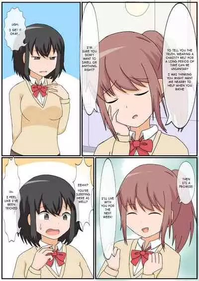 [arcmothra] Onanie Kinshi Seikatsu!? Ecchi Zuki no JK ga Teisoutai de Zecchou Kanri sareta Kekka... [English]