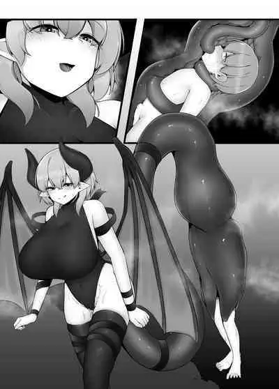 Kakedashi Yuusha ga Onee-san Succubus no Milk Server ni Naru Hanashi